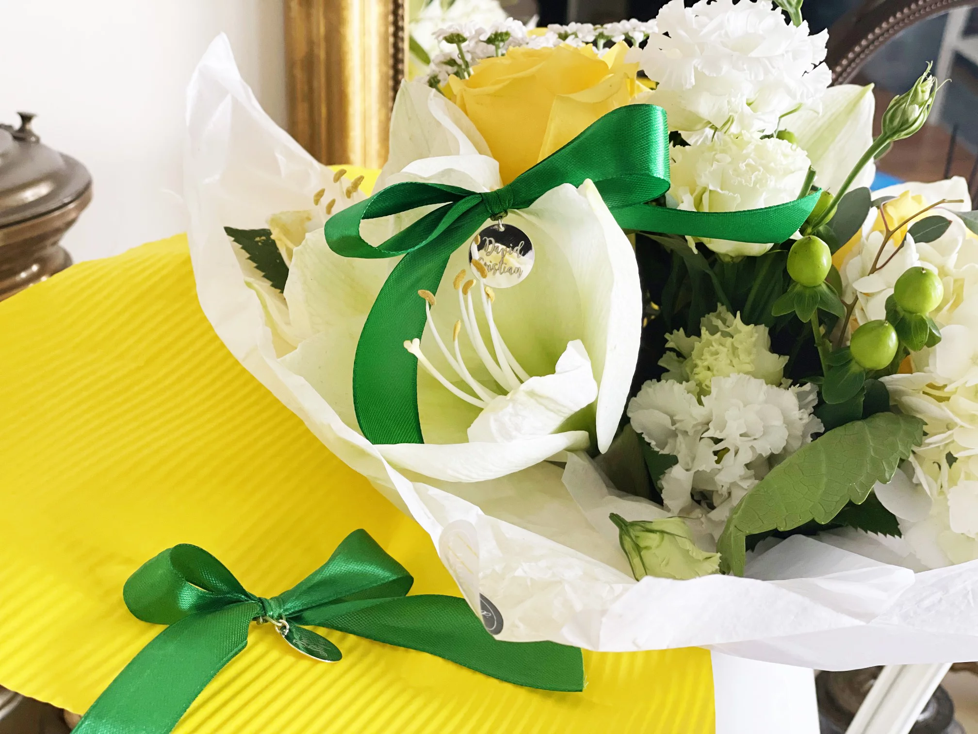 Tava mot personalizata si cutiuta suvita Pompieri Set 1 An - imagine 2