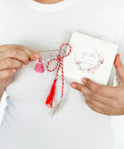 Alternative view of Brosa Personalizata Fluturas Argint