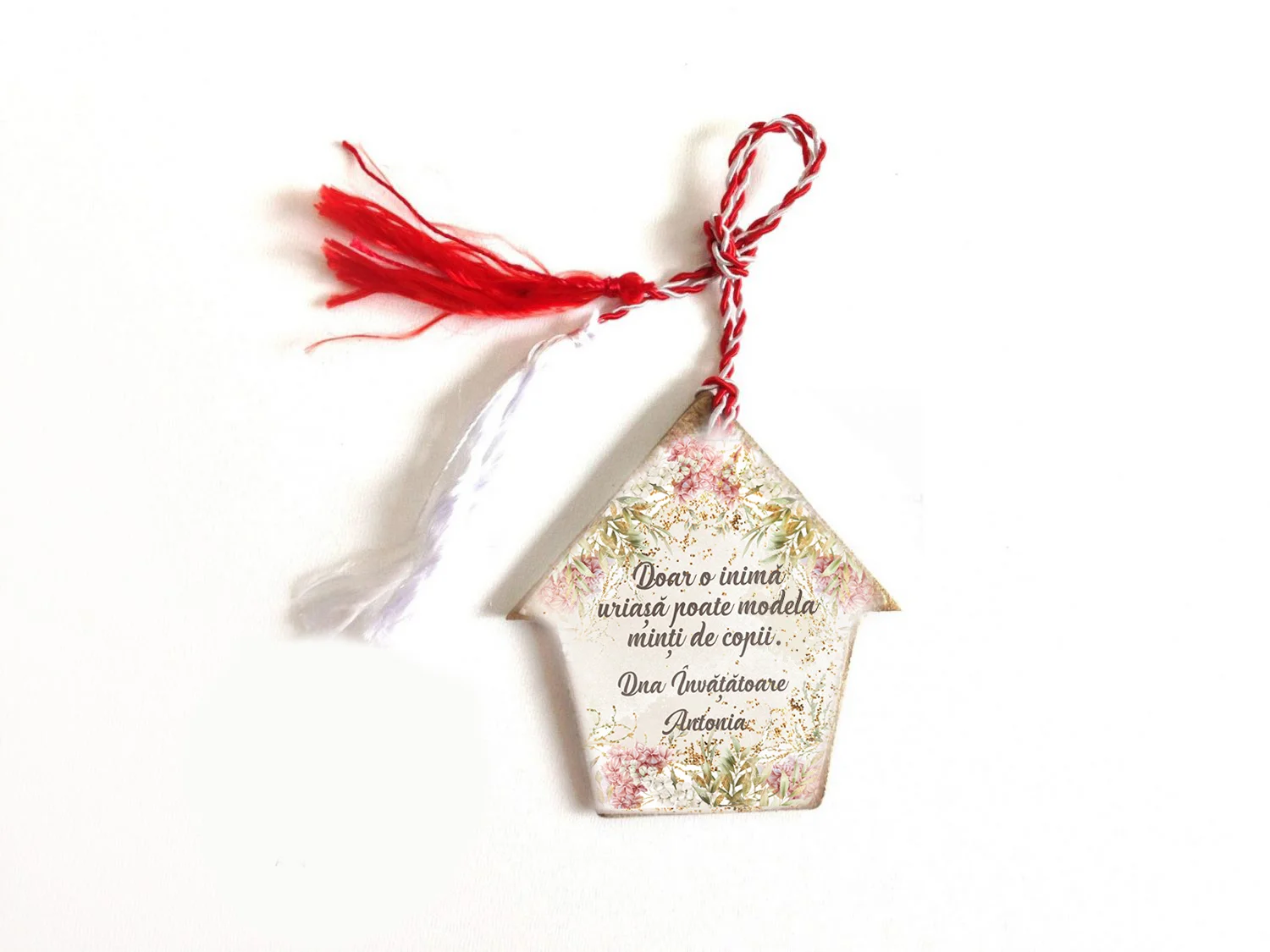 Casuta Martisor personalizat Educatoare Profesoara Invatatoare - imagine 2