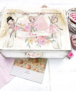 Cutie personalizata amintiri Balerina