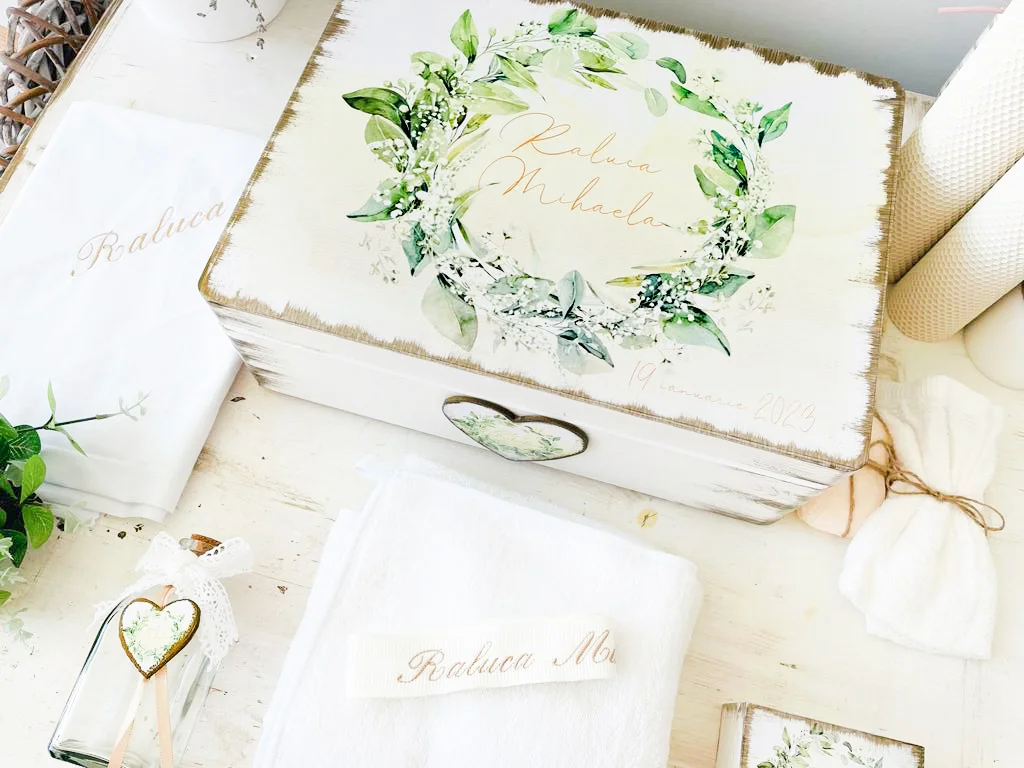 Trusou Botez  Personalizat Coroniță - imagine 2