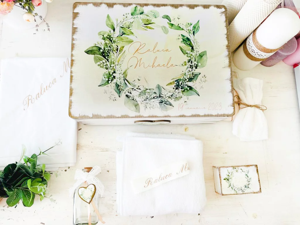 Trusou Botez  Personalizat Coroniță