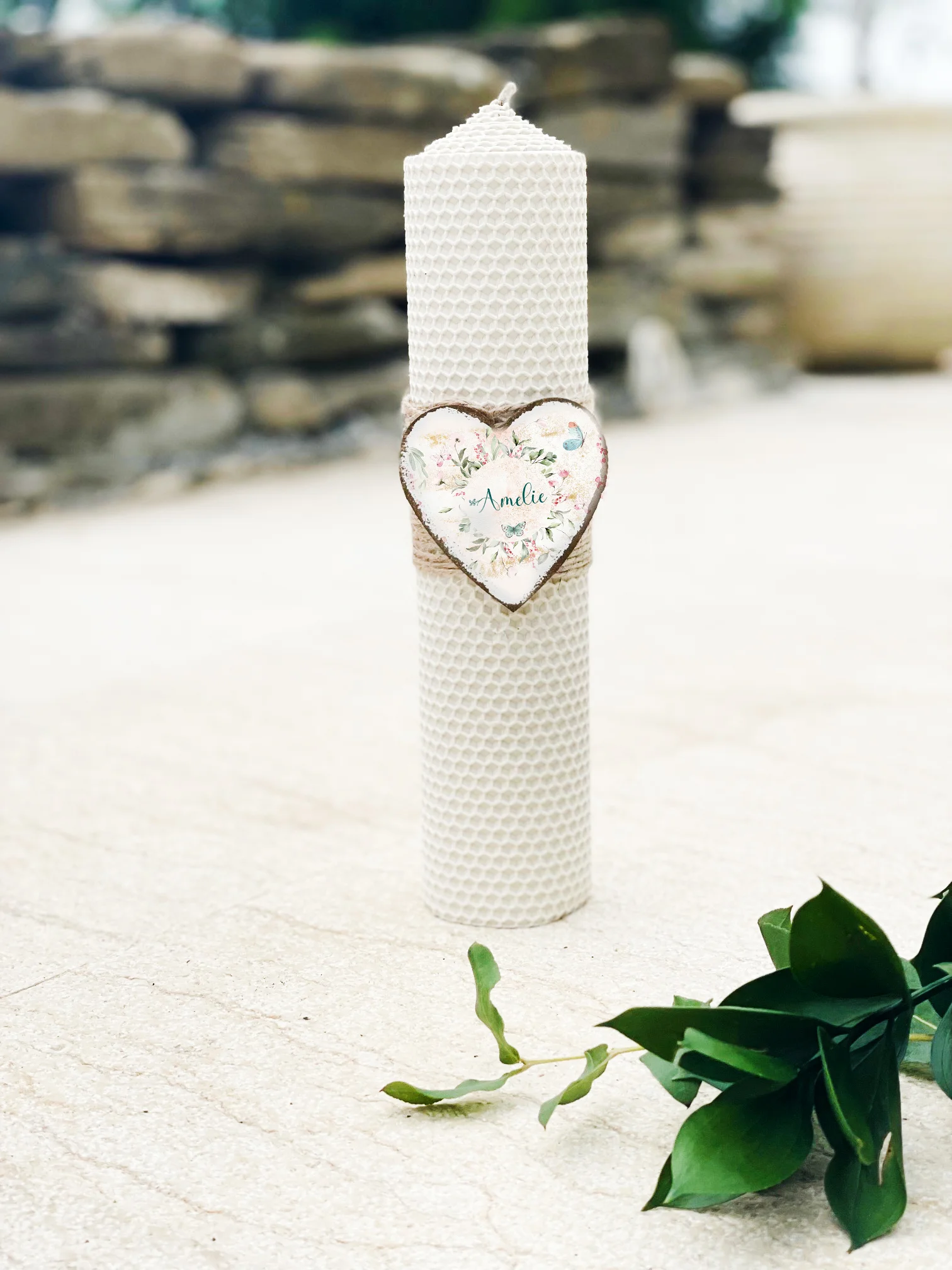 Trusou Botez Premium Personalizat din Muselină Organica - Fluturași - imagine 2