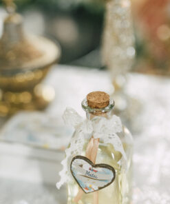 Alternative view of Trusou Botez Premium Personalizat din Muselină Organica - Micul Print