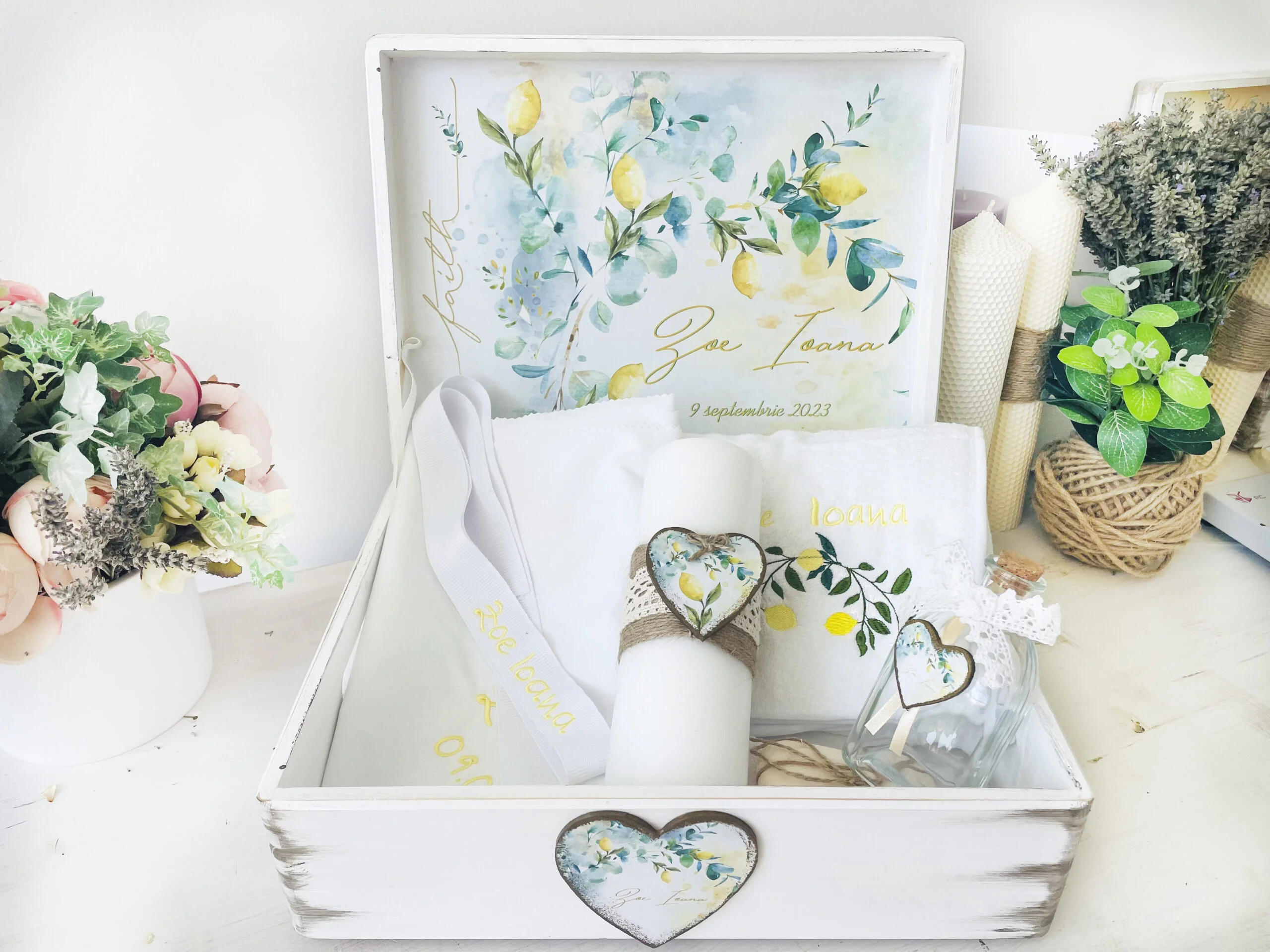 Trusou Botez  Personalizat Lămâi - imagine 3