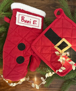 Alternative view of Spargatorul de Nuci Set cadou Personalizat Craciun Tava & Mănușă Cuptor