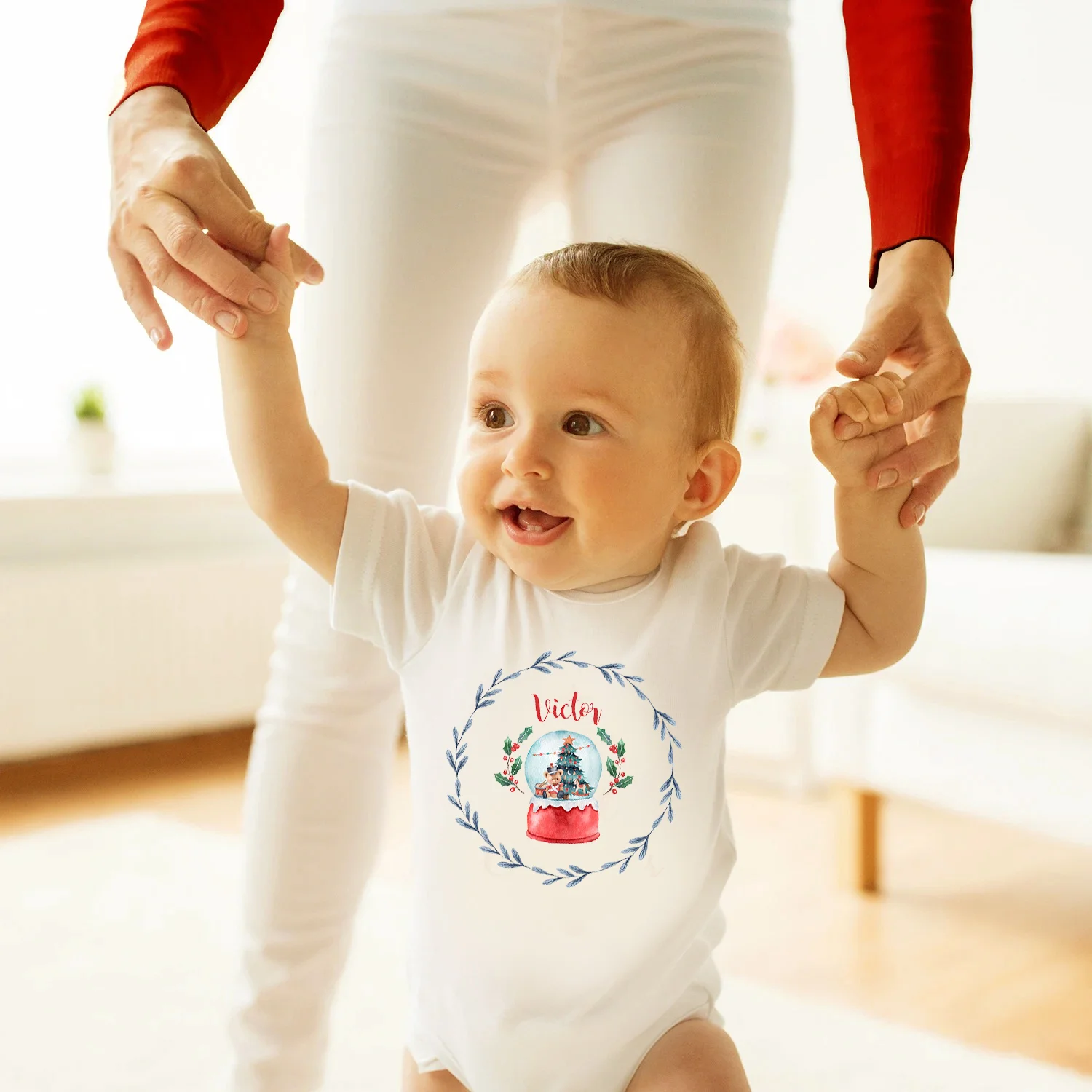 Set cadou personalizat pentru copii Ursuleț de Crăciun - imagine 3