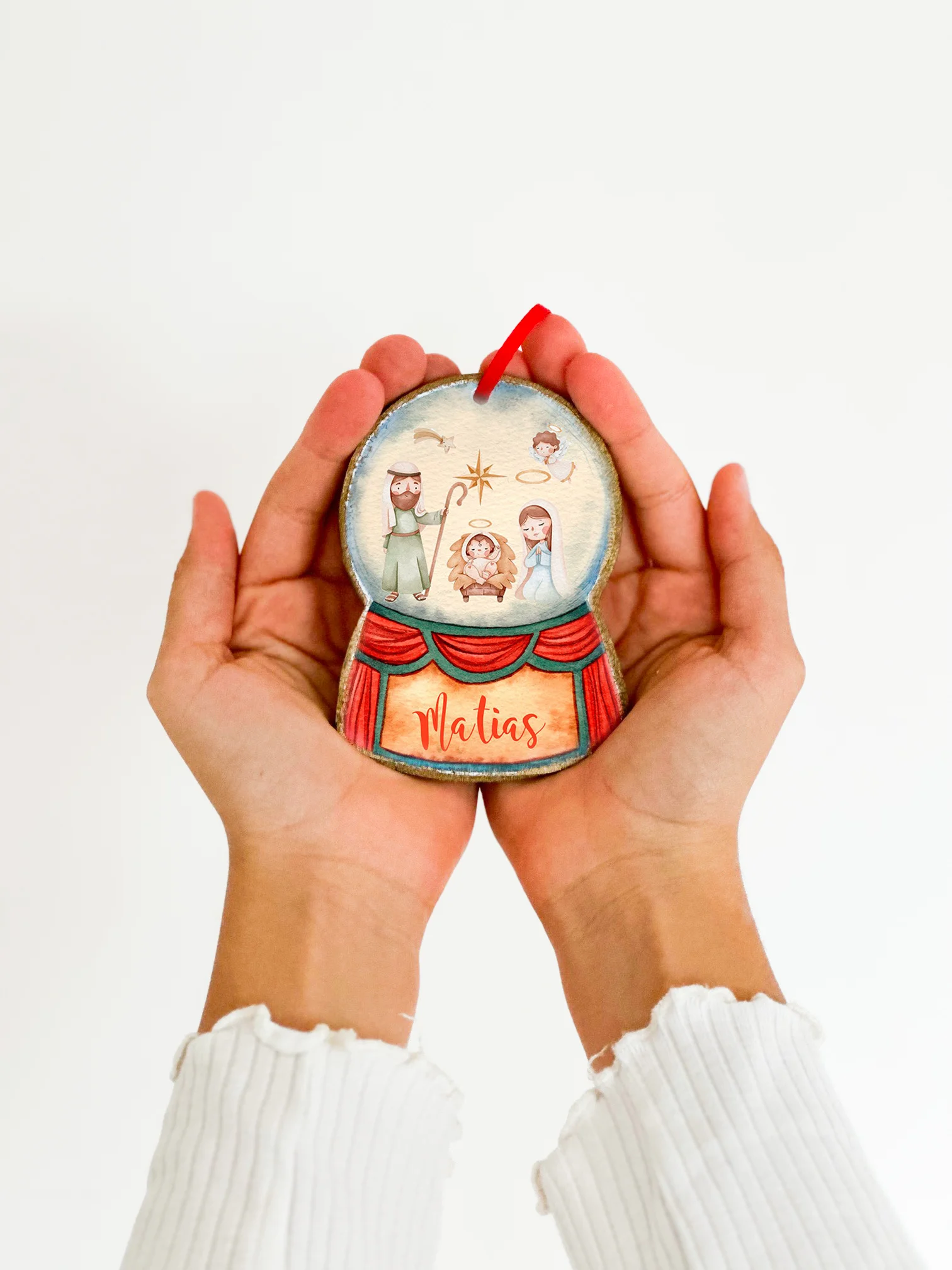 Glob personalizat Nasterea Domnului ornament Craciun