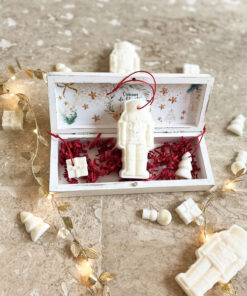 Alternative view of Set cadou Craciun personalizat și ceara soia parfumata