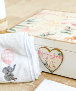 Alternative view of Trusou Botez  Personalizat Jungla și Baloane Roz