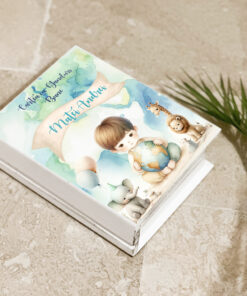 Carte cu Ganduri Bune Globul Pamantesc Blue