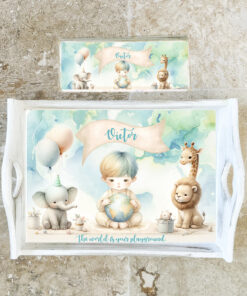 Alternative view of Tavita mot si cutiuta suvita - Set 1 An Glob Pamantesc Blue