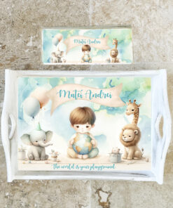 Tavita mot si cutiuta suvita - Set 1 An Glob Pamantesc Blue