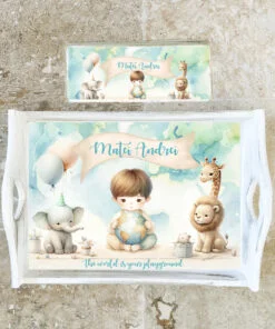 Tavita mot si cutiuta suvita - Set 1 An Glob Pamantesc Blue