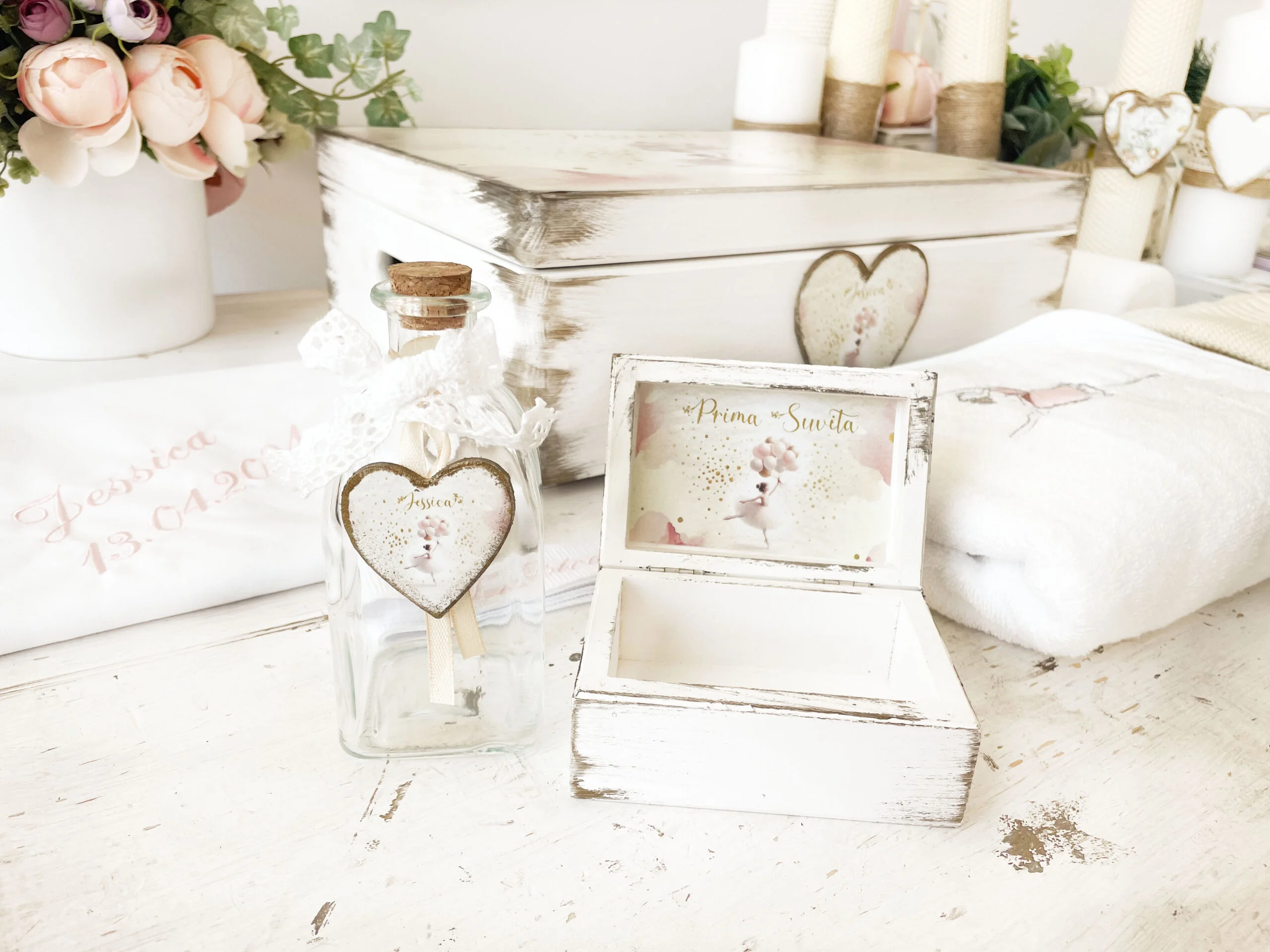 Trusou Botez  Personalizat Balerina si Baloane - imagine 3