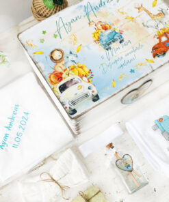 Alternative view of Trusou Bebelus Personalizat prin Broderie Safari si Dovleci