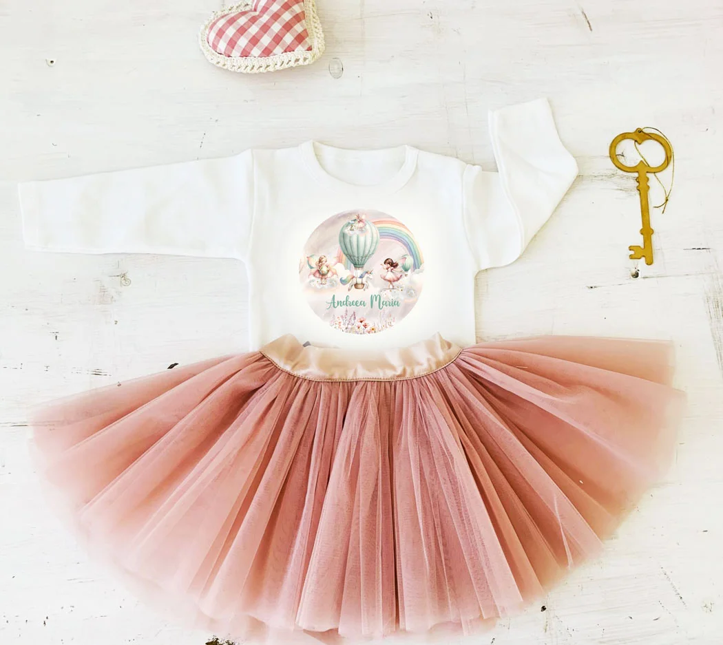 Set Aniversar Body si Fustita Zâna Curcubeu