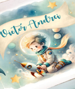 Alternative view of Cutie personalizata amintiri Astronaut