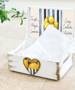 Set Cadou Prosop Bumbac Lămâi