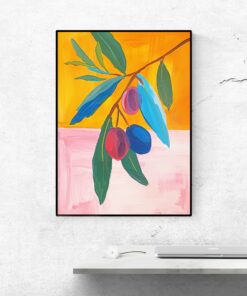 Tablou Decorativ Frunze Măslin