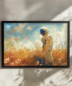 Tablou Decorativ Camp de Flori în Alta Galaxie