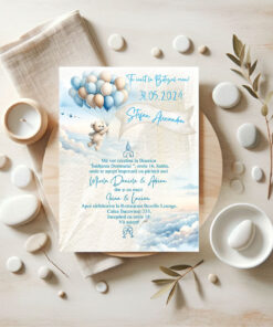 Alternative view of Trusou Bebelus Personalizat Ursuleti în Zbor