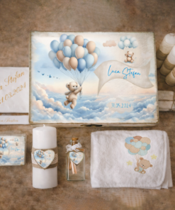 Trusou Bebelus Personalizat Ursuleti în Zbor