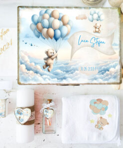 Trusou Bebelus Personalizat Ursuleti în Zbor