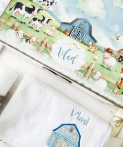 Alternative view of Trusou Botez Personalizat Ferma – Set Complet pentru Băieți și Fetițe