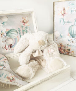 Set cadou bebe cu jucarie personalizata -Zâna Curcubeu