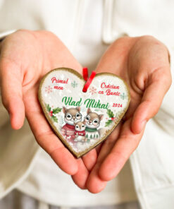 Alternative view of Primul Craciun ca Bunic sau Bunica Veverite - ornament personalizat