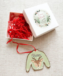 Ornament Personalizat Pulover de Craciun Ren