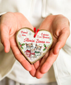 Primul Craciun ca Bunic sau Bunica Veverite - ornament personalizat