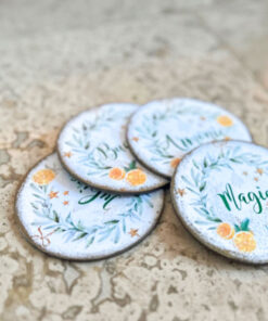 Alternative view of Suporturi pahare Portocale Craciun