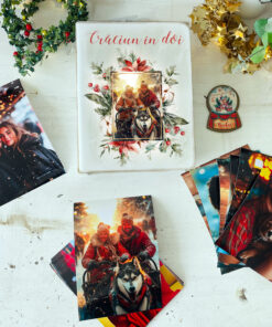 Set Cadou Album Foto Personalizat Crăciun