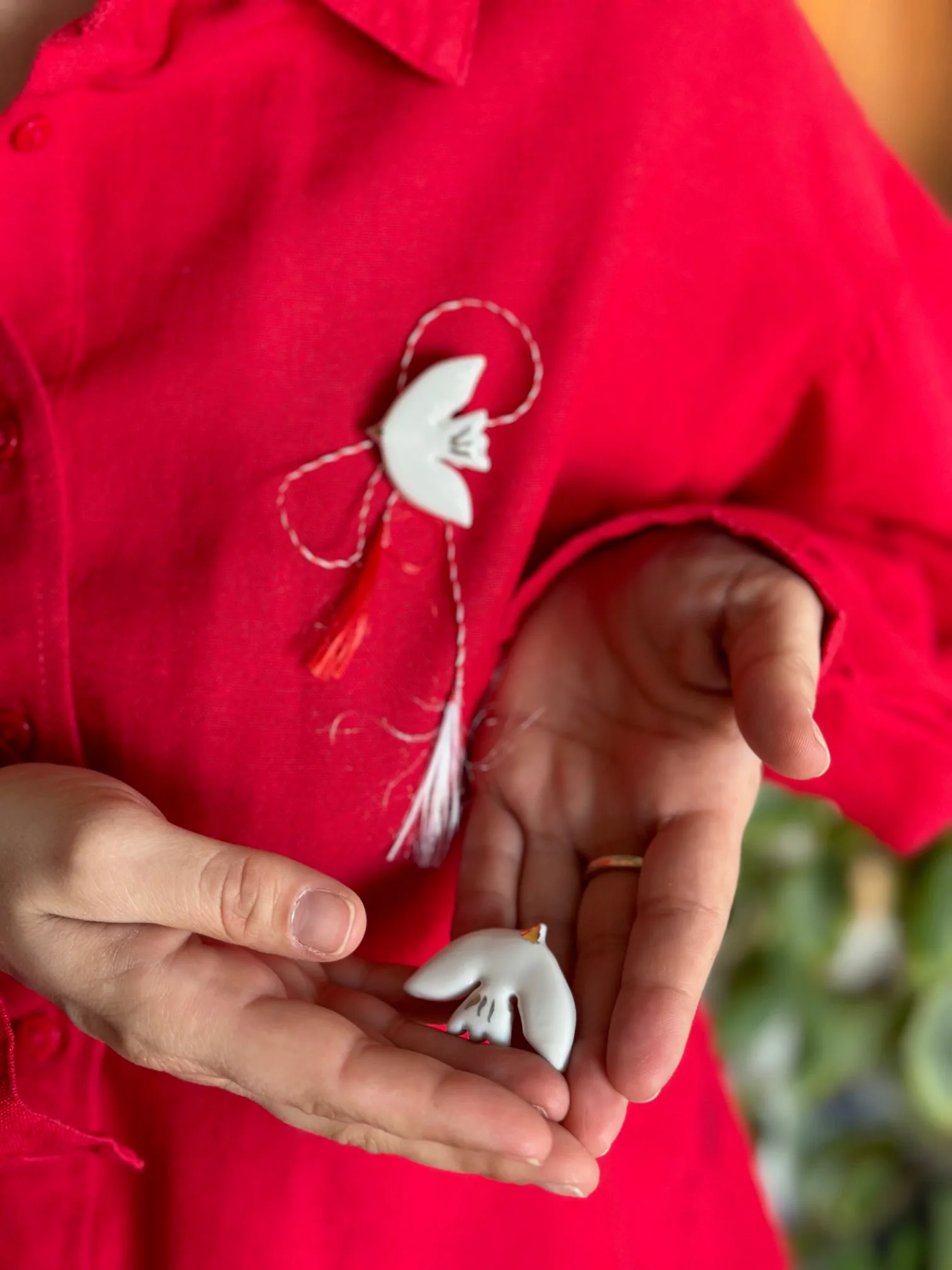 Brosa Pasare din Portelan - Editie Limitata - imagine 2