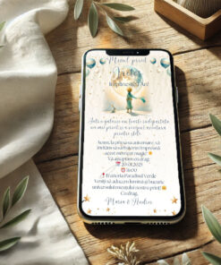 Invitatie digitala Video Aniversare sau Botez Micul Print