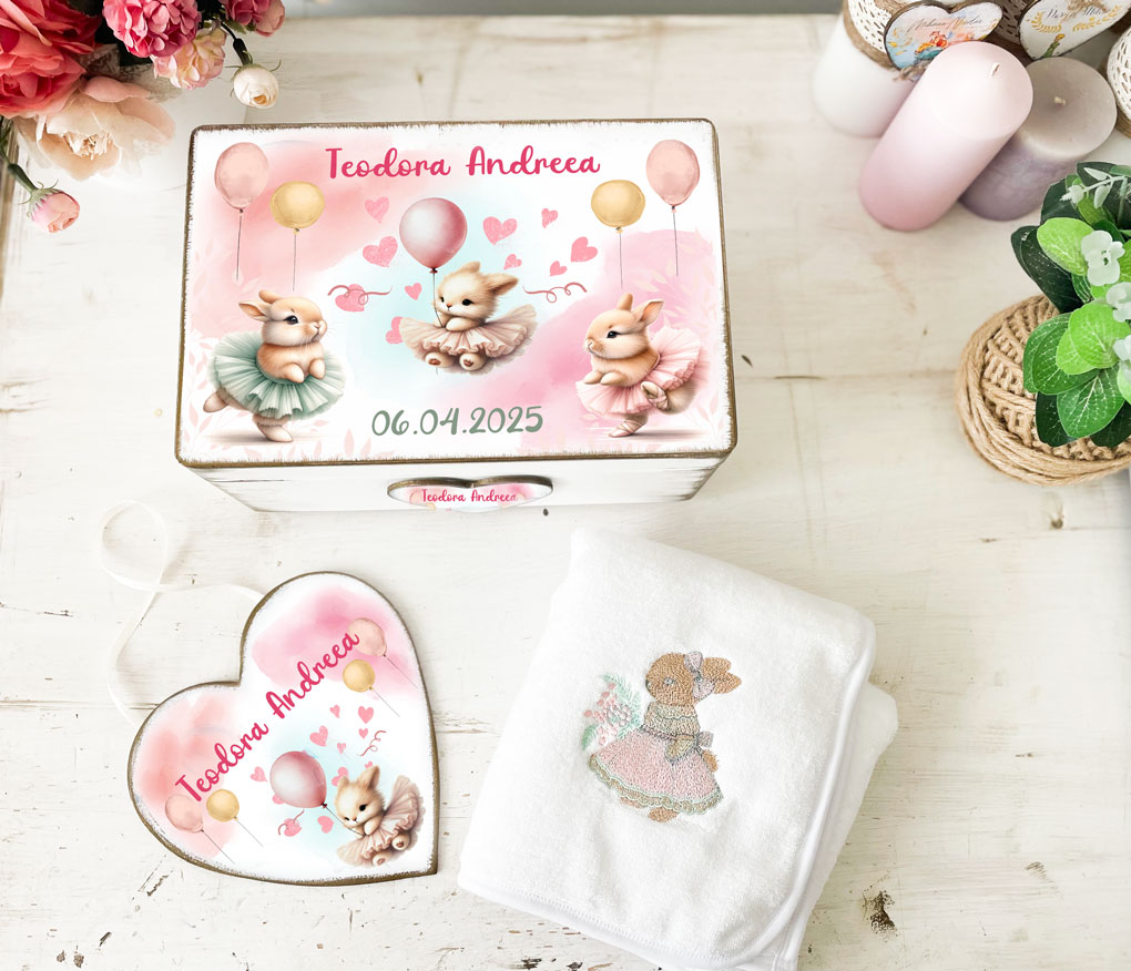 Set Cadou Iepurașii Balerini