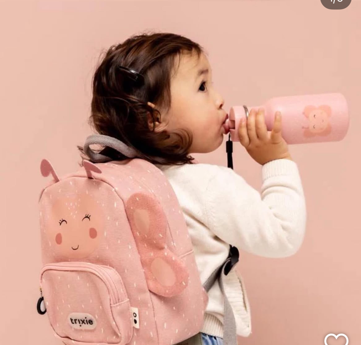 Sticla de Apa Copii Personalizata Domnișoara Fluturaș