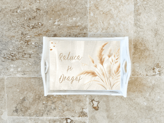 Tava miresei personalizata Boho