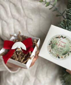 Brosa Pasare din Portelan- Editie limitata Crăciun