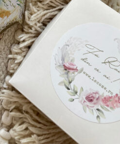 Alternative view of Martisor personalizat Cerc Lalele si Ghiocei