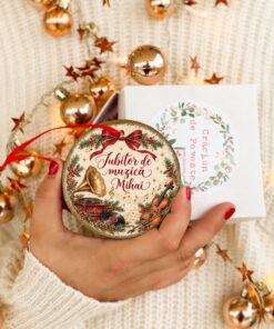 Glob personalizat Iubitoare sau Iubitor de Muzică - cerc ornament